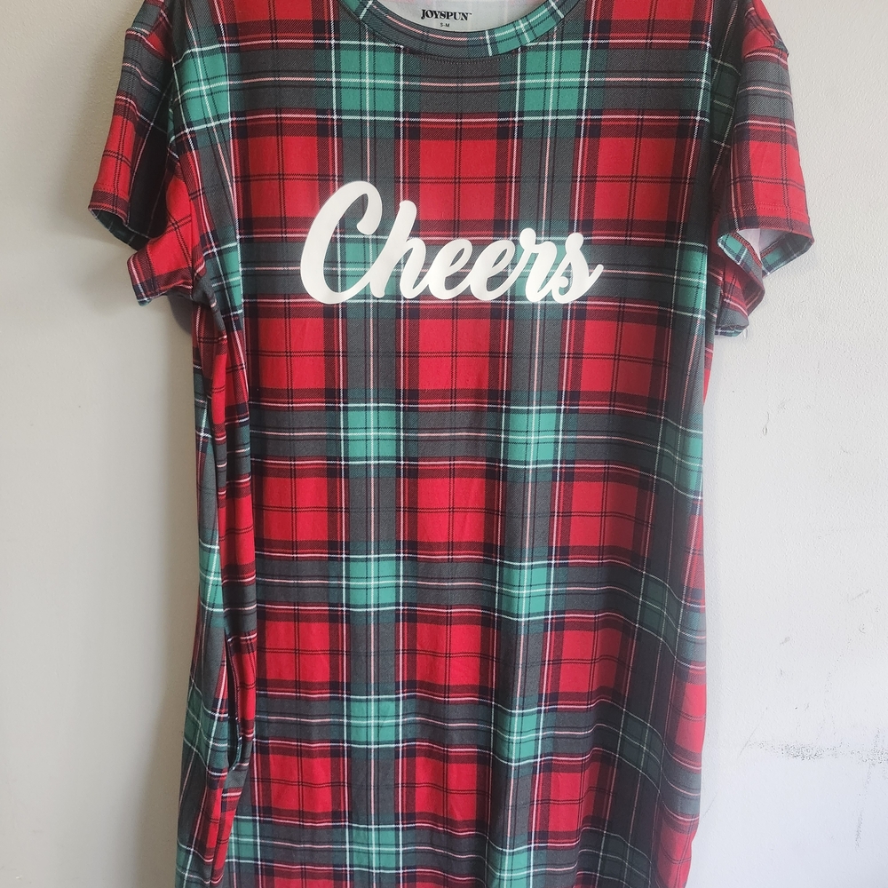 Cheers Plaid Nightshirt